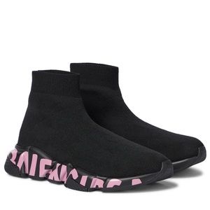 Balenciaga Womens Speed Stretch-Knit High-Top Sock Trainer